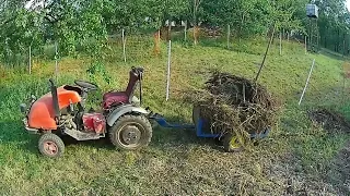 Úprava půdy po sklizení plodin Zetor 3011 a Mt8 070 mini