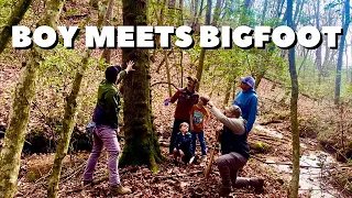 Two Young Boys Meet Bigfoot at Tree in Rural County and Are Lured into Woods by the Creature