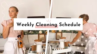 5 Things I Do Weekly For A Spotless Home! This is my Easy Cleaning Schedule for Homemakers