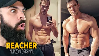 REAGINDO AO TREINO DO ALAN RITCHSON DA SÉRIE REACHER