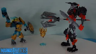 Mask Maker vs. Skull Grinder Build & Review! | LEGO Bionicle 2015