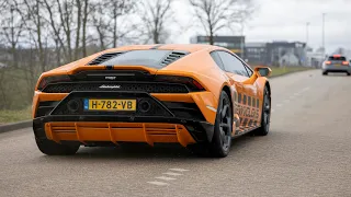 Sportscars Accelerating - 2x Huracan EVO, iPE M3 F80, 740HP RS6, G-Power M3, Supra Mk5, Milltek S3