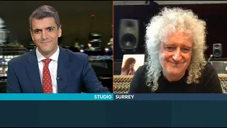 Brian May ITV News London 21 Oct 2021 on 'Back to the Light' single release