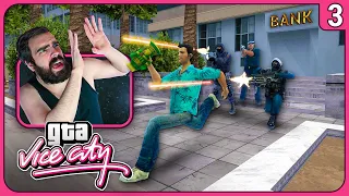 Robbing The Poorest Bank In Vice City  - GTA Vice City Modded Part 3 - Full Playthrough