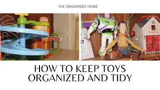 How to keep Toys Organized & Tidy in a small space