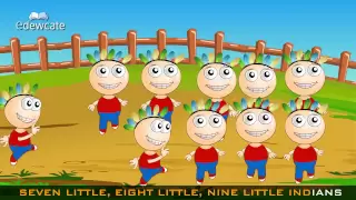 Edewcate english rhymes - Ten little Indians