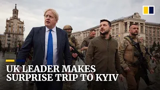 UK PM Johnson makes surprise visit to Kyiv for talks with Ukrainian leader Zelensky
