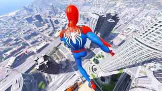 GTA 5 SPIDERMAN Ragdolls & Parkour Fails Episode 04 (Euphoria Physics)