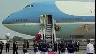 Obama arrives in Manila