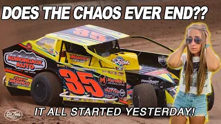 Broken Parts And Backup Cars! Chaotic Day With The Super DIRTcar Series At Albany Saratoga Speedway