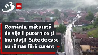 România, măturată de vijelii puternice și inundații. Sute de case au rămas fără curent