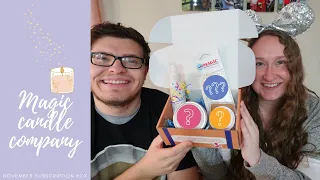 magic candle company subscription box - see what's inside! | november 2020