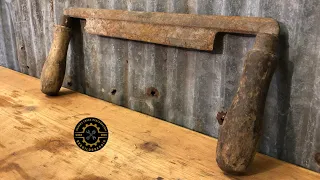 Rusty Antique Drawknife | Tool Restoration