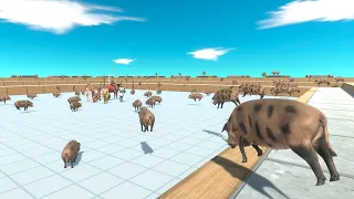 Wild Boar Attack - Animal Revolt Battle Simulator