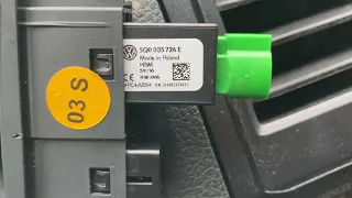 VW Volkswagen Apple CarPlay USB Port Modded To Allow CarPlay. Part 5Q0 035 726 E  Fault Code U11B800