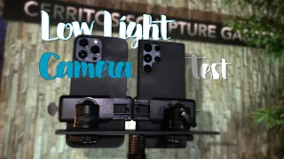 SURPRISING RESULTS! Galaxy S22 Ultra vs iPhone 13 Pro Max - Low Light Video & Photo Camera Test