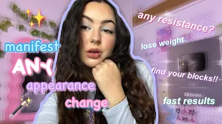 how to manifest ANY APPEARANCE CHANGE you desire!! weight, height, skin, etc | LAW OF ASSUMPTION