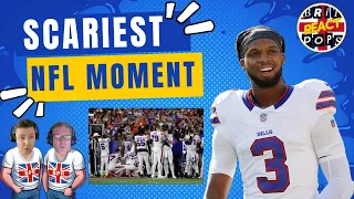 BRIT DADS REACT to The Scariest Moment in NFL History FIRST TIME WATCHING