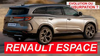 Le Renault Espace est de retour pour une sixième génération ! Et il a bien changé !