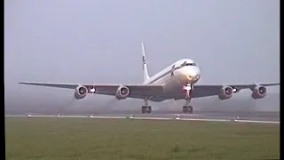 Douglas DC-8  BLAST FROM THE PAST , Ostend Airport 1998 : LOUD !!