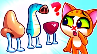 I Lost My Lovely Nose! 😿 Where Is My Nose Song 👃|| Purrfect Kids Songs & Nursery Rhymes 🎶