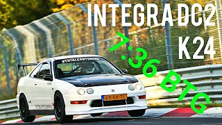 Nürburgring BTG 7:36 Honda Integra K24 DC2 TotalCarTuning