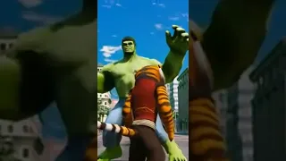 kungfu panda vs hulk#shorts