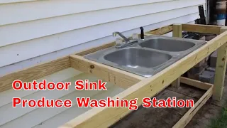 Outdoor Produce Sink // Produce Wash Station