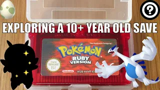 Exploring a 10+ YEAR OLD POKEMON RUBY EBAY SAVE... What will I find?