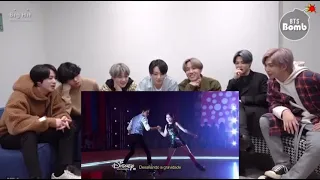 BTS reaction soy luna-competição❤️❤️❤️⛸️