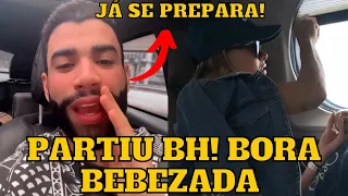 Gusttavo Lima e Andressa Suita se PREPARAM para o SHOW em BH e a musa já pega VOO para a CIDADE