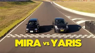 Ярис Хилтон против Daihatsu Mira