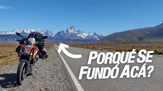 La curiosa historia de la fundación de El Chaltén. La Ruta 40 en moto.