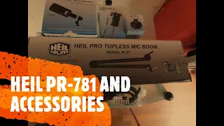 HEIL PR-781 MICROPHONE AND ACCESSORIES, PART 1.quick look...Part 2 first contact soon hopefully.