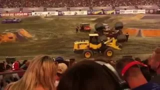 Monster Jam Gillette Stadium 2016 Freestyle Competition Part 1