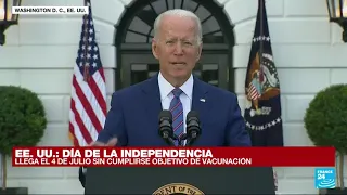 Especial de noticias: Discurso del presidente de EE. UU. Joe Biden en el Día de la Independencia