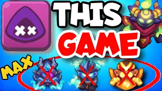 CURSE THIS GAME!! WE BEAT MAX TELSA, DEMON HUNTER and MONK! | In Rush Royale!