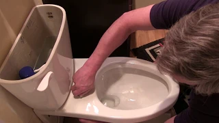 Wall hung toilet installation video with Terry Love