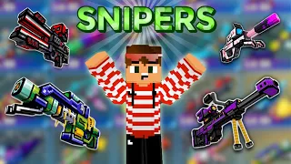TOP 20 SNIPERS in Pixel Gun 3D - August 2023 - ranked by performance