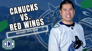 CANUCKS VS. RED WINGS POSTGAME LIVESTREAM - February 10, 2024