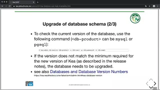 Using the Kea DHCP Server - Session 4 of 6. DB Backends and High Availability