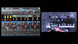 Roland V Combo VR 09 iPad Editor