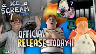Ice Scream 7: Lis| Release Today!🧫|Keplerians|Ice Scream