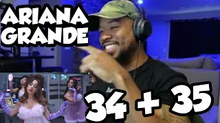 ARIANA GRANDE - 34 + 35  MUSIC VIDEO - AYE, YALL TOLD ME TO WATCH IT,  SO I'M HERE NOW 🤷🏾‍♂️😂👀