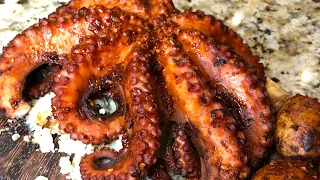 Pulpo En Adobo A Las Brasas | Cocina Estilo Culichi | El Rorro Chef