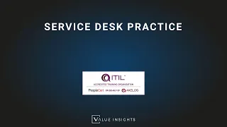 ITIL® 4 Foundation Exam Preparation Training | Service Desk Practice (eLearning)