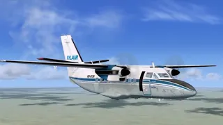 2010 Filair Let L-410 crash - Crash Animation