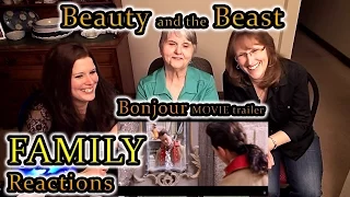 Beauty and the Beast BONJOUR FAMILY Reactions