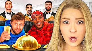 Americans React To KSI & W2S CONTROL THE SIDEMEN FOR A DAY