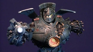 NECA PACIFIC RIM ANCHORAGE ATTACK GIPSY DANGER SERIES 5 BATTLE DAMAGE YEAGER REVIEW